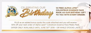 Birthday Giveaway