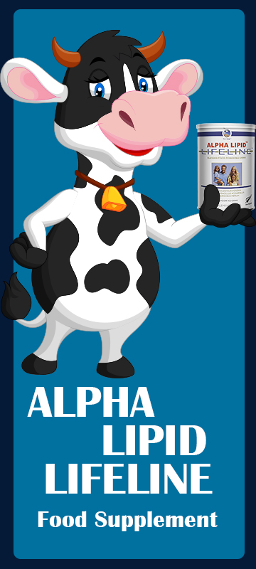 Alpha Lipid Lifeline Cow Banner